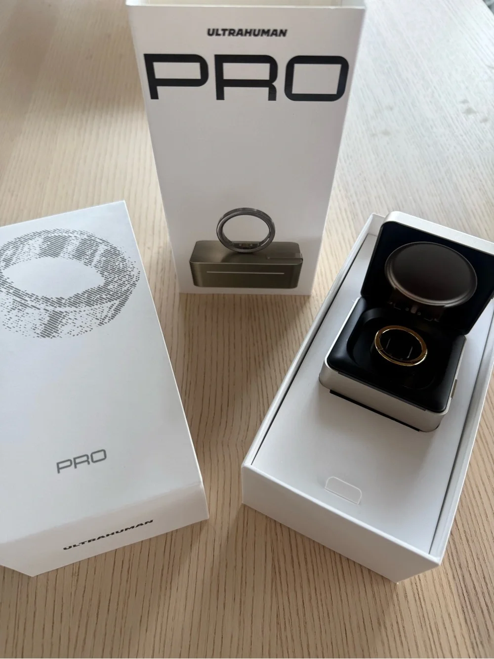 Ultrahuman Ring PRO Smart Ring Bionic Gold - Size 8